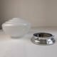 Antique applique or ceiling light in opaline art deco