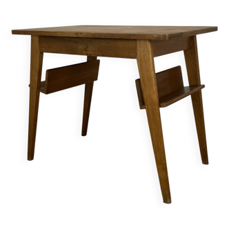 Reconstruction-style compass-legged desk, 1950s