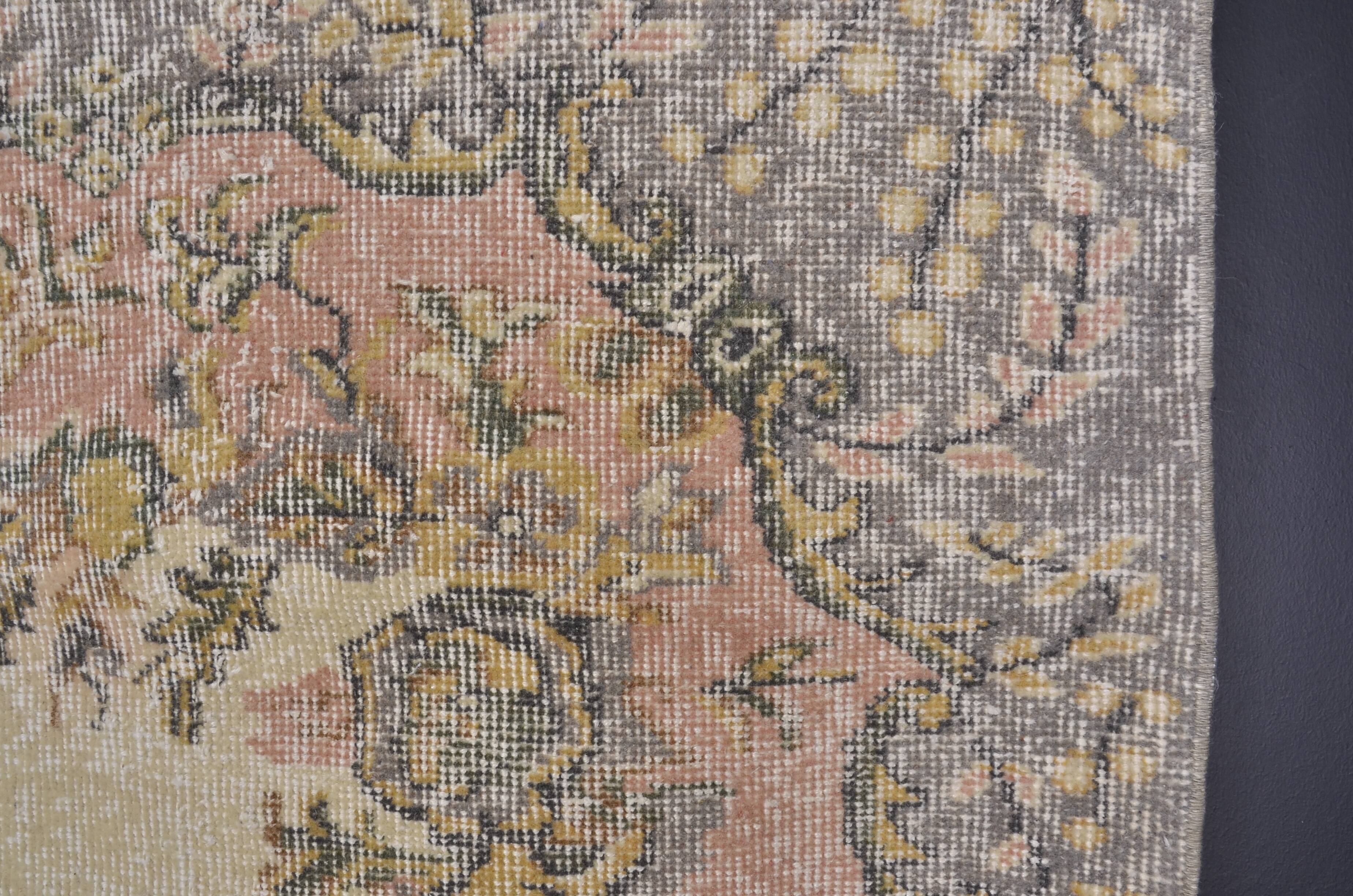 Tapis floral Oushak petit sku1371