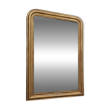 Large antique Louis Philippe gilded mirror