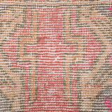 1x3 turkish vintage rug,1x3 doormat,91x43 cm,1.5x2.12 ft