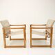 Set of Two Scandinavian Safari Armchairs by Karin Mobring, 1980s