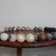 Solitaire game or mineral abacus
