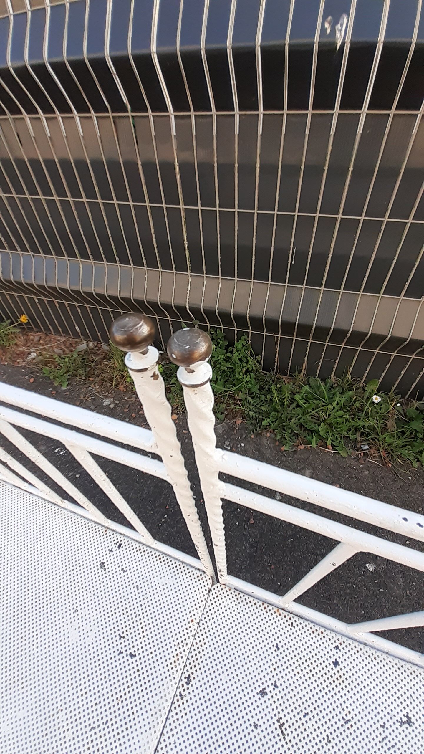 Iron garden chairs