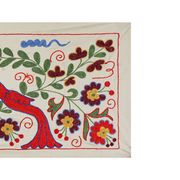 Tapis turc vintage noué à la main 44x96 cm