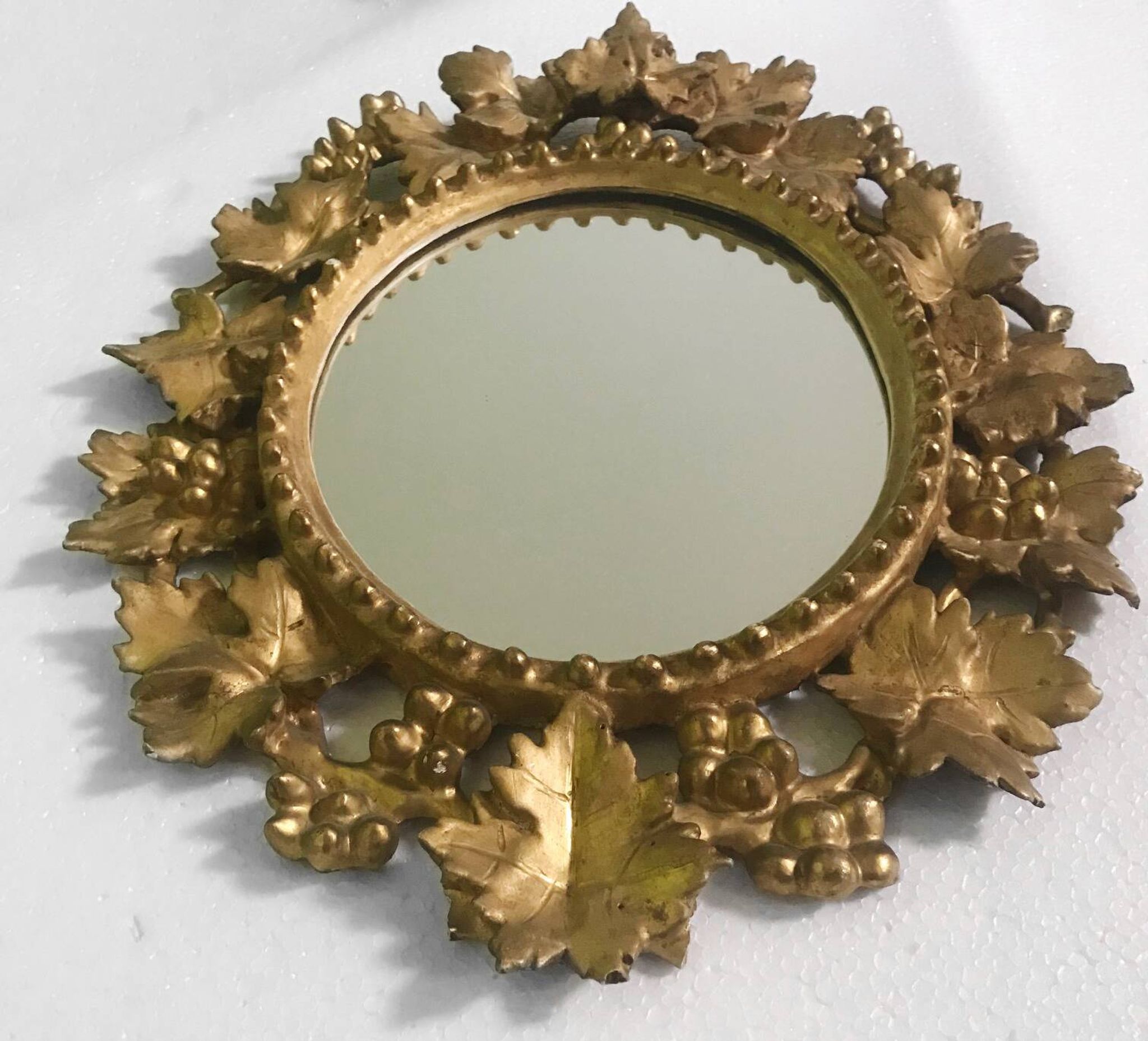 Baroque Venetian Mirror • Carved Wood • Gold Leaf • Italy • 18th Century