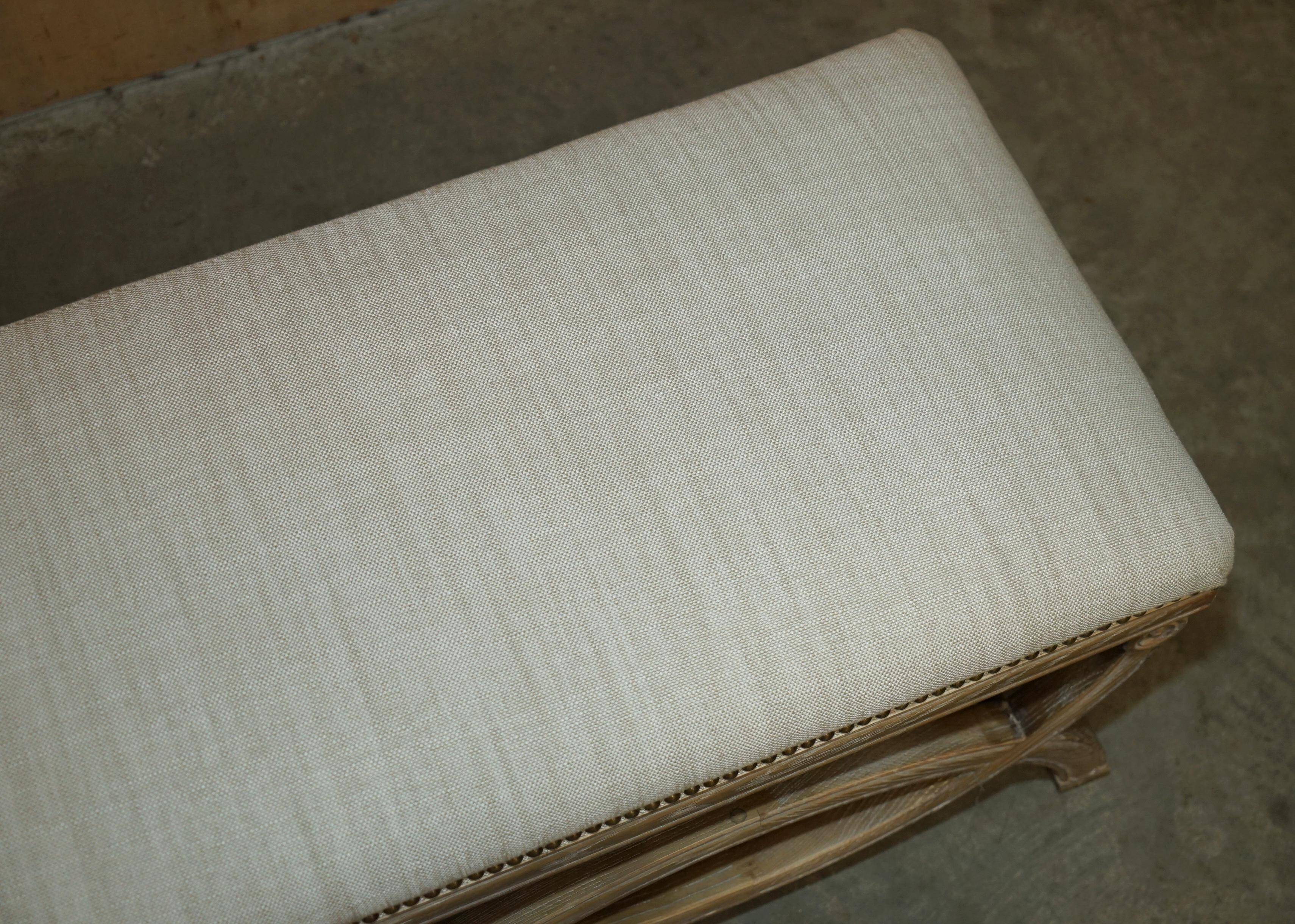 Regency style banquette - Dressing table or double piano stool