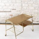 Vintage vinyl holder trolley