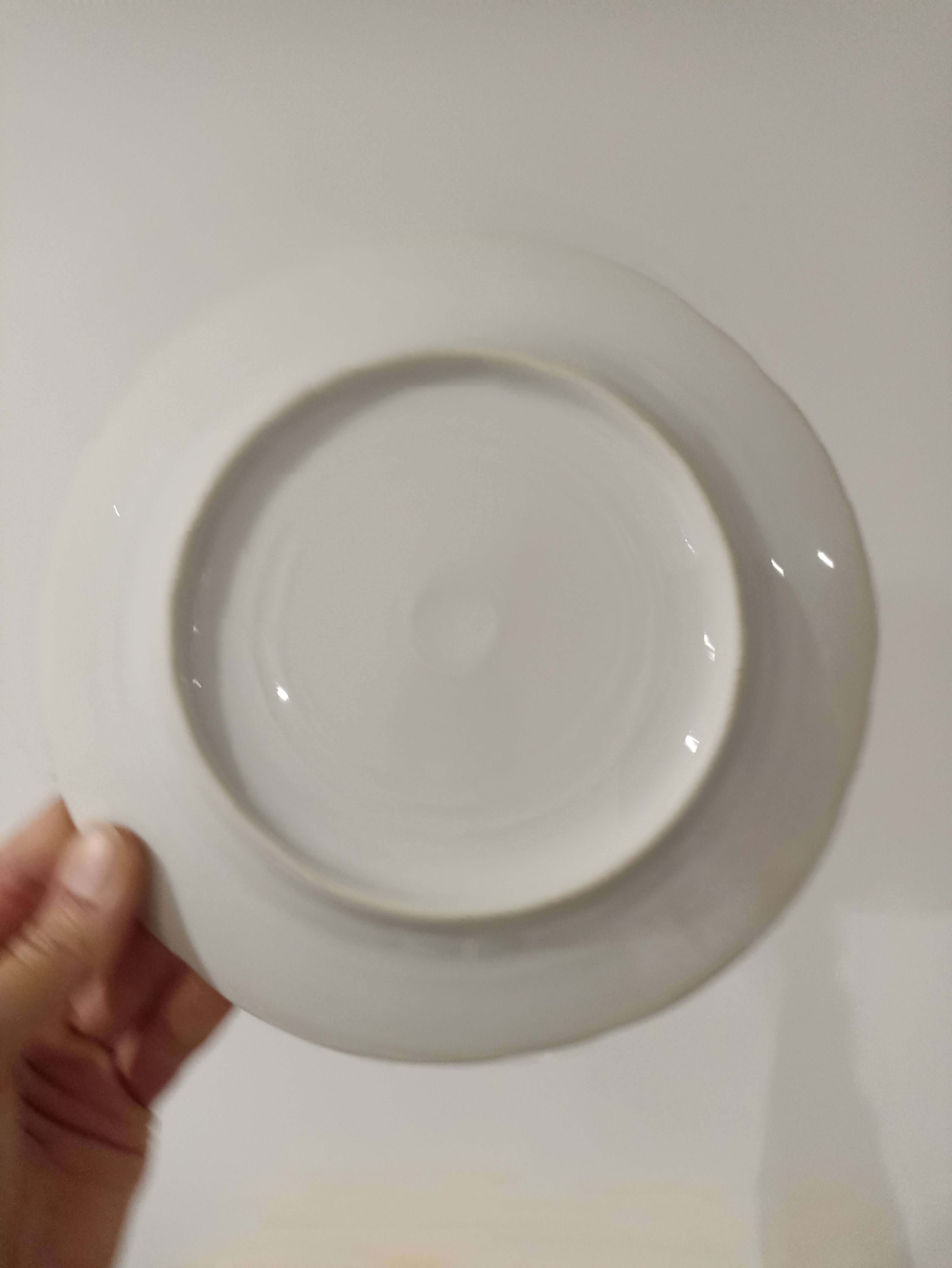 Lot de 4 assiettes à dessert fleuries