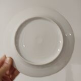 Set of 4 flowered dessert plates