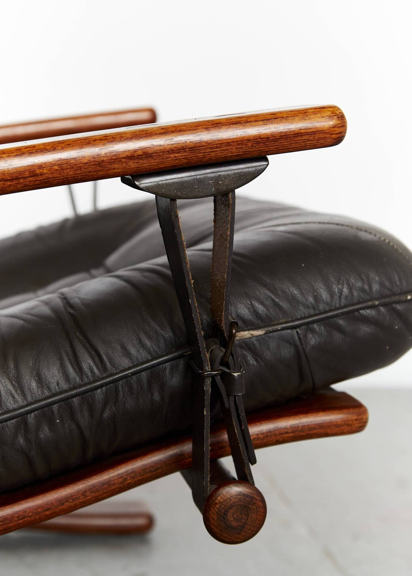 Fauteuil scandinave vintage avec ottoman par Arnt Lande pour Westnofa, anné