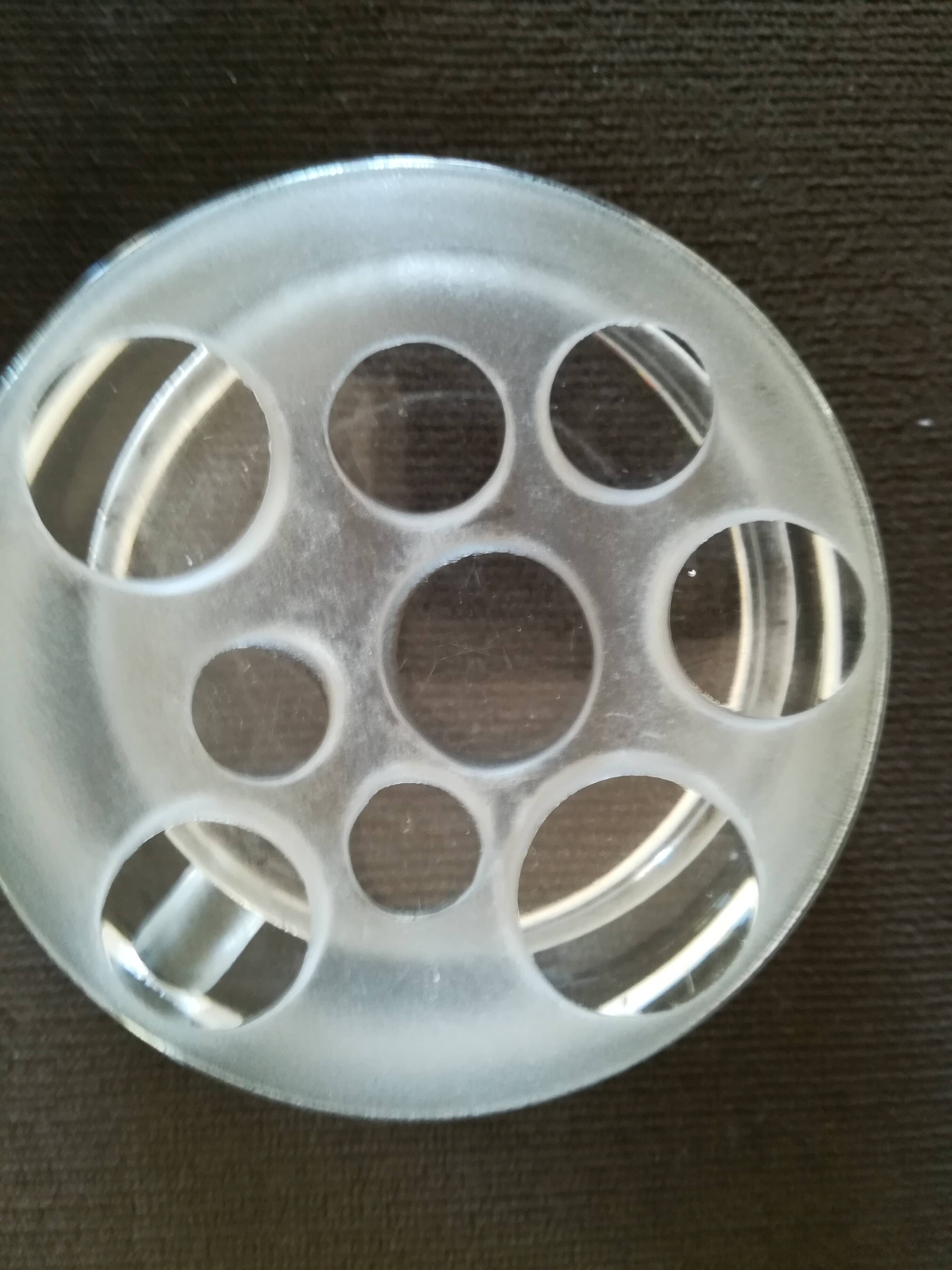 Vintage Daum crystal ashtray from the 70s