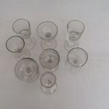 Lot anciens verres
