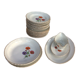 Service de table 29 pièces  Orchies Moulin des Loups - vintage