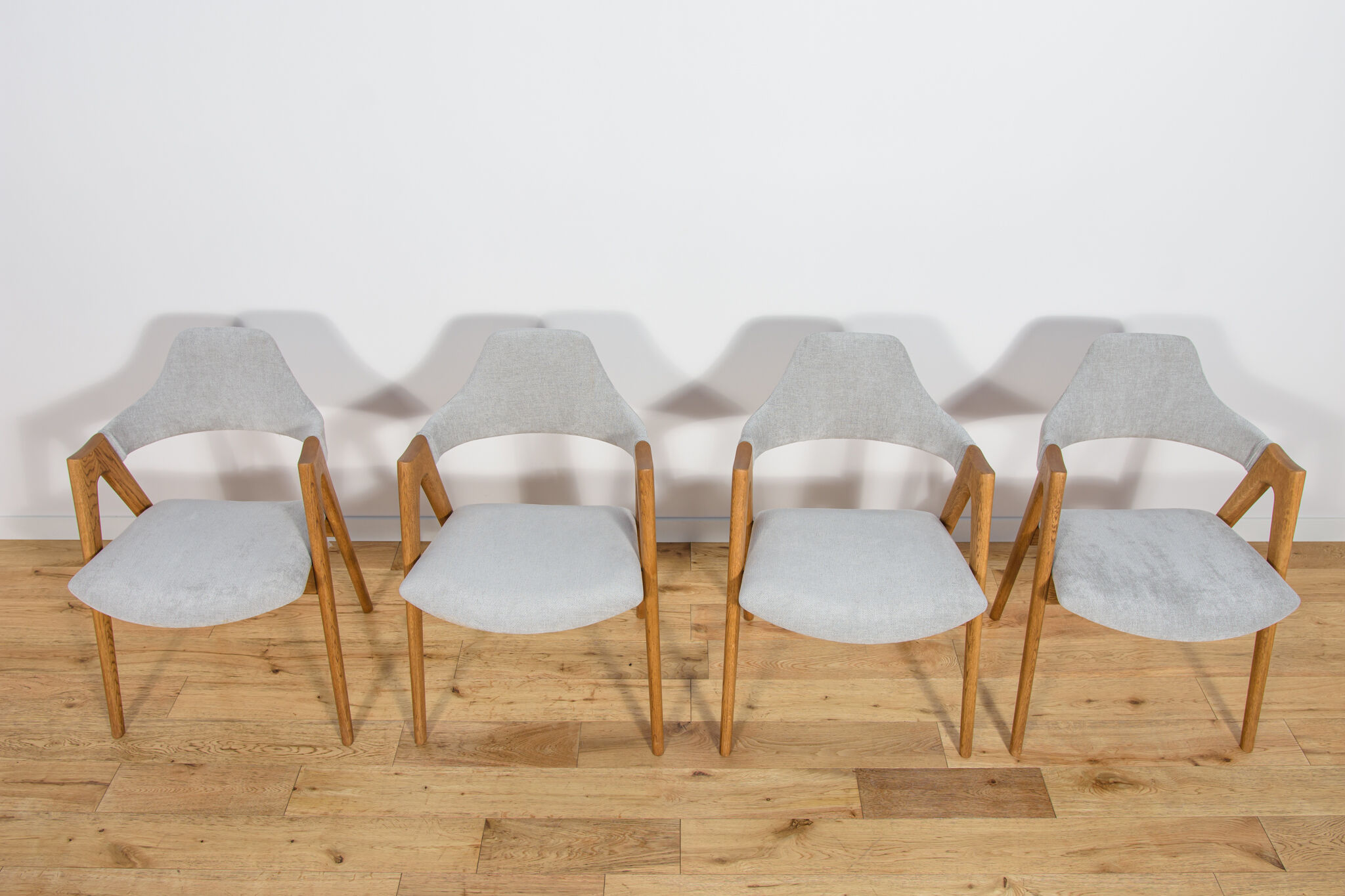Compass dining chairs by Kai Kristiansen for Sva Møbler, 1960s, set of 4