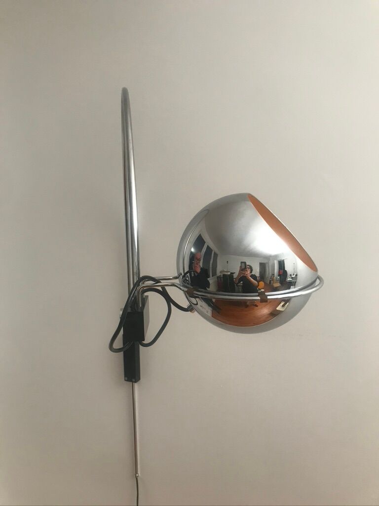 Wall lamp "eyeball" by Goffredo Reggiani