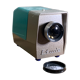 Vintage USSR slide projector in metal enamel blue and gray brand Optical study bulb