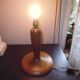 Wooden lamp foot or vintage pose