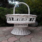Rattan bottle rack portable bar