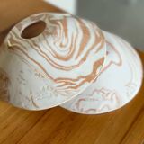 LISETTE - Glazed mixed earth - Portable lamp