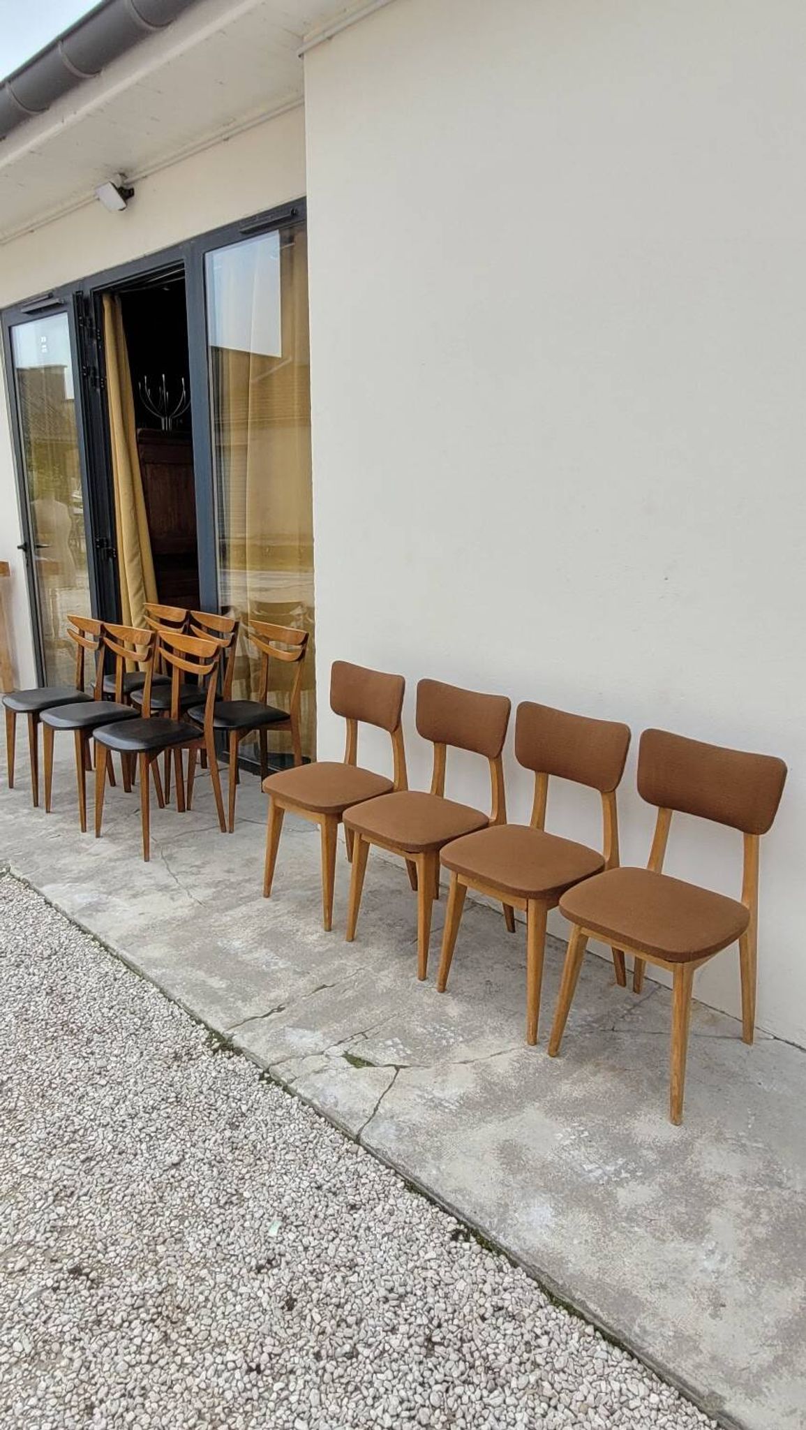 Série de 4 chaises vintage- 1950s