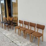 Série de 4 chaises vintage- 1950s