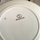 Badonviller ceramics round plate quiberon collection