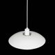 White Danish modern design multilayer pendant lamp / 1970s