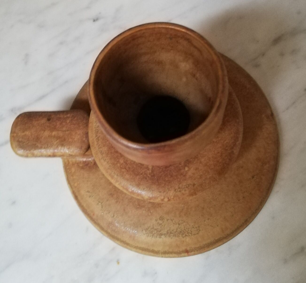 Sandstone hand candle holder