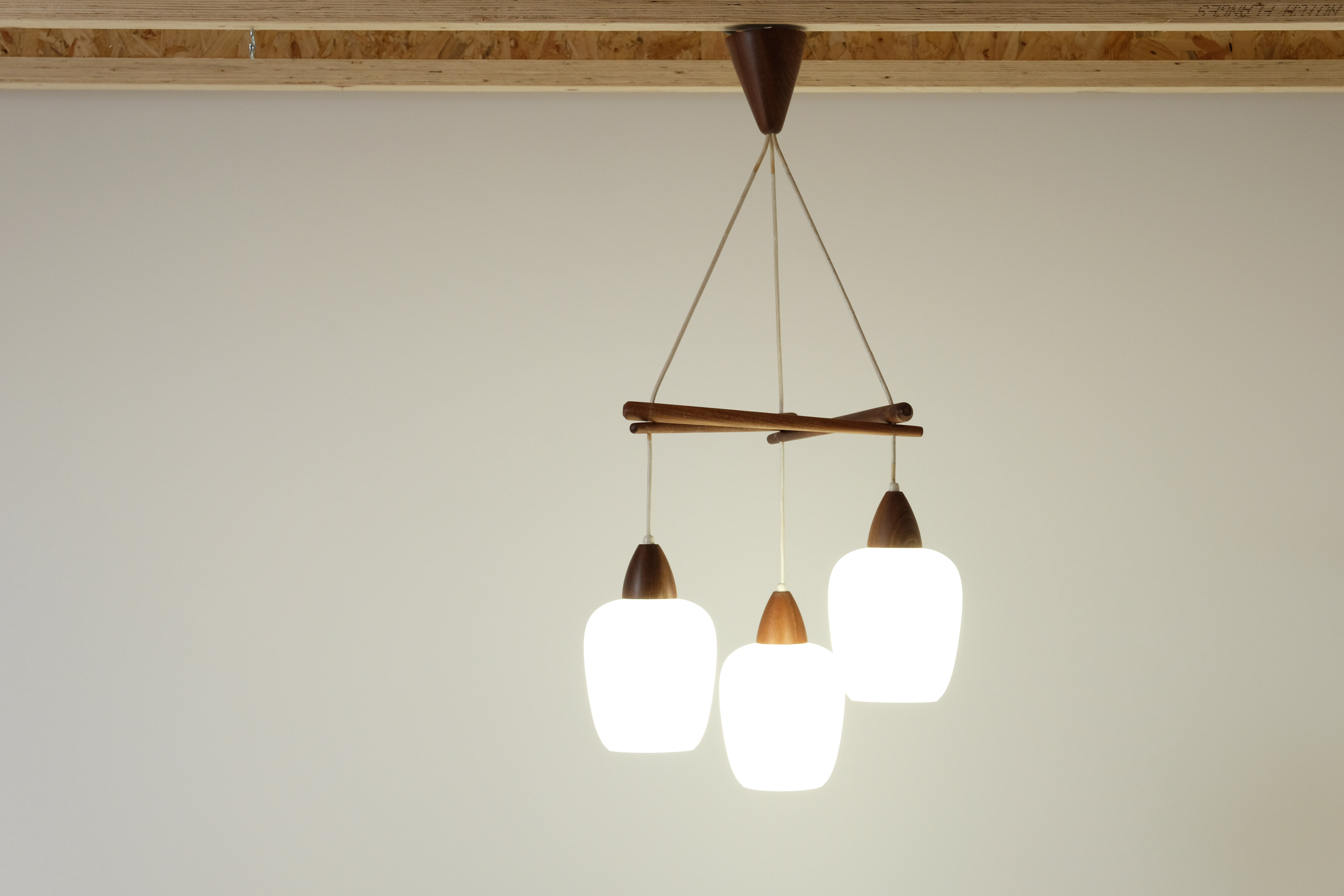 Scandinavian teak suspension 1960's
