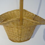 Fruit basket or hat-shaped planter with large handle