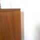 Fineer dressoir uit Zweden met wit stalen poten
