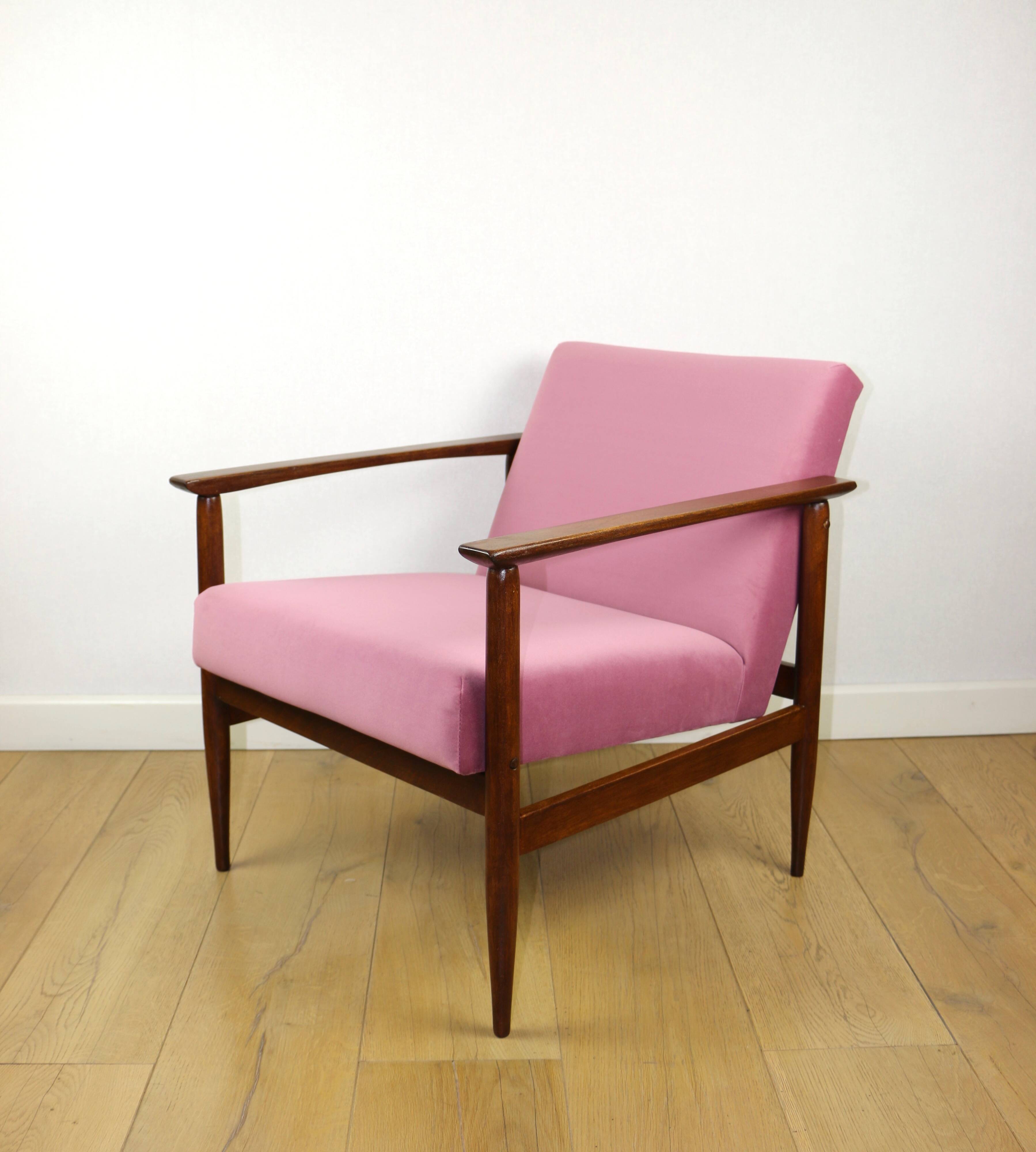 Vintage Pink Easy Chair, 1970s