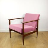 Vintage Pink Easy Chair, 1970s