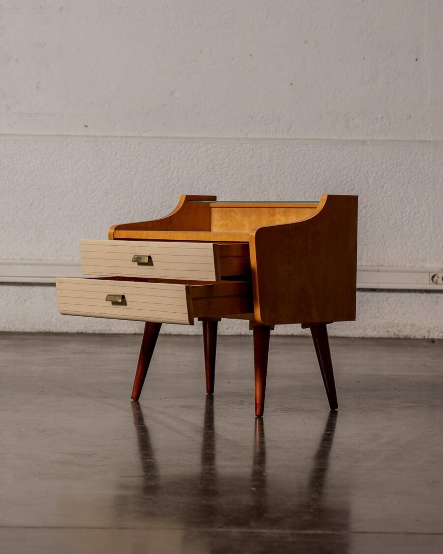 Vintage bedside table