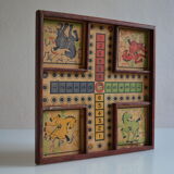 Old game board of small horses