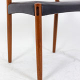 Series of four chairs "Bull horn" , 1950s
