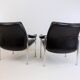 Lot de 2 fauteuils en cuir Röder Söhne by Miller Borgsen