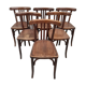 Série de 6 chaises de bistrot années 30