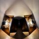 Paire d’appliques design / plexi et métal / Oxar