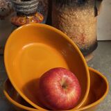 Duo of enamelled cast iron dishes Made in France LE CREUSET vintages