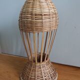 Marotte head with wicker rattan hat Africa Senegal