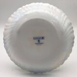 6 hollow plates "luminarc" with flower motifs.