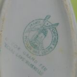 Saucière Moulins des Loups Orchies decoration Scottish tiles orange