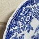 Lunéville blue English dinner plates