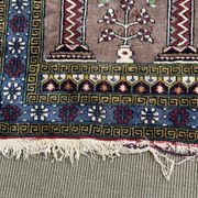 Handmade wool Iranian carpet - 1.26m x 0.75m