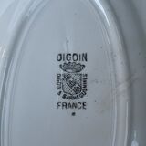6 white dessert plates sarreguemines diguoin