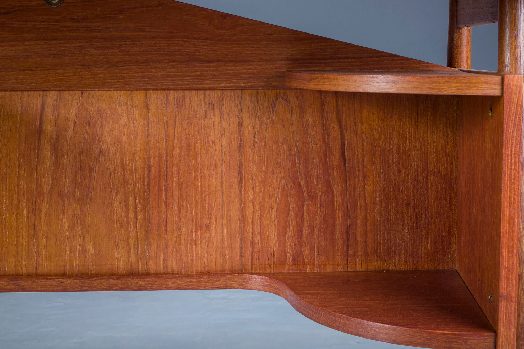 Mid-century teak desk by Gunnar Nielsen for Tibergaard, Denmark 1960s