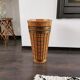 Vintage wooden umbrella stand, '70s