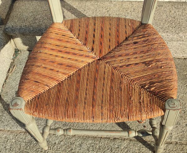 Ancienne chaise à langer Louis XVI